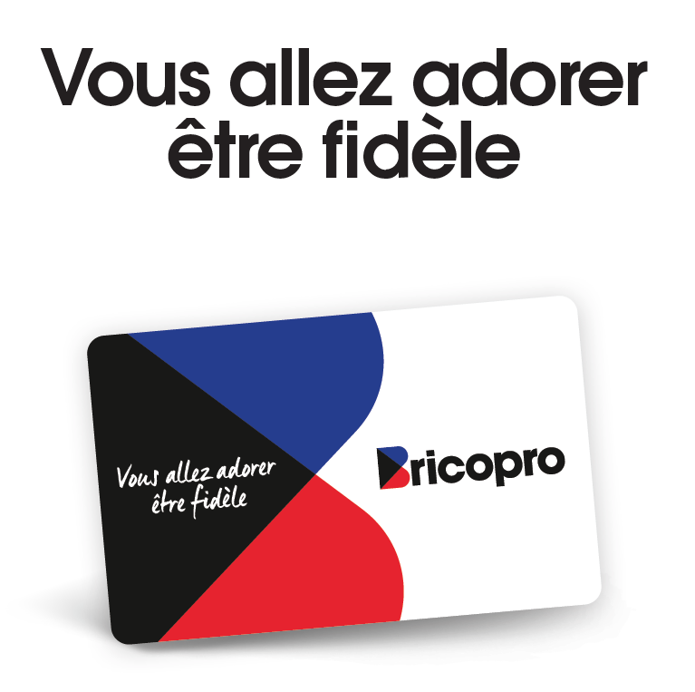 carte de fidélité Bricopro