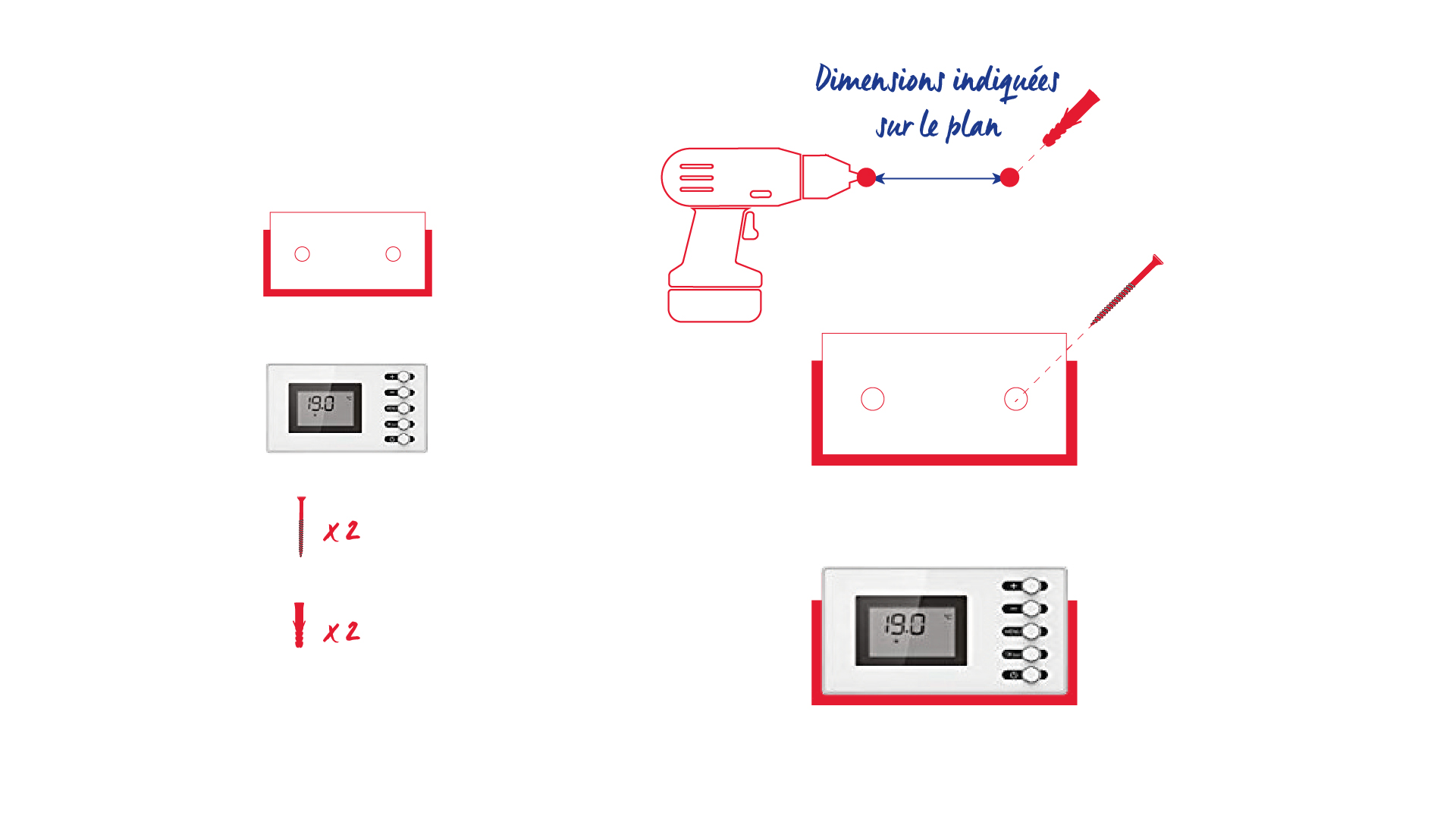 étape 3 installer un sèche-serviettes Bricopro