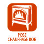 Pose chauffage bois