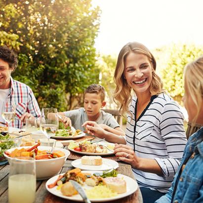 Déjeuner en famille