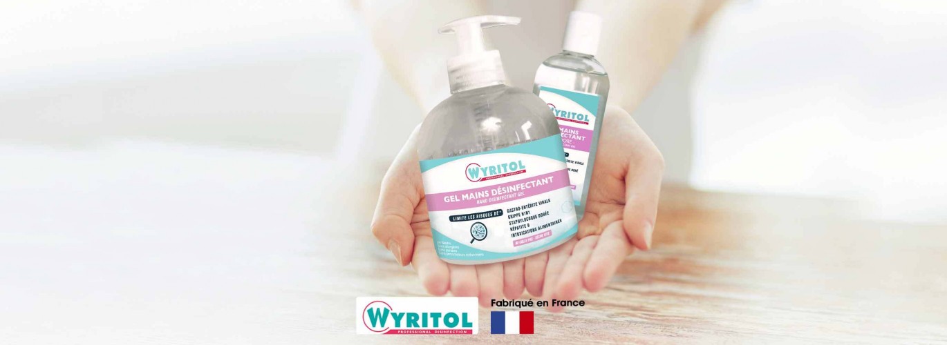 Gel hydroalcoolique WYRITOL en vente chez Bricopro